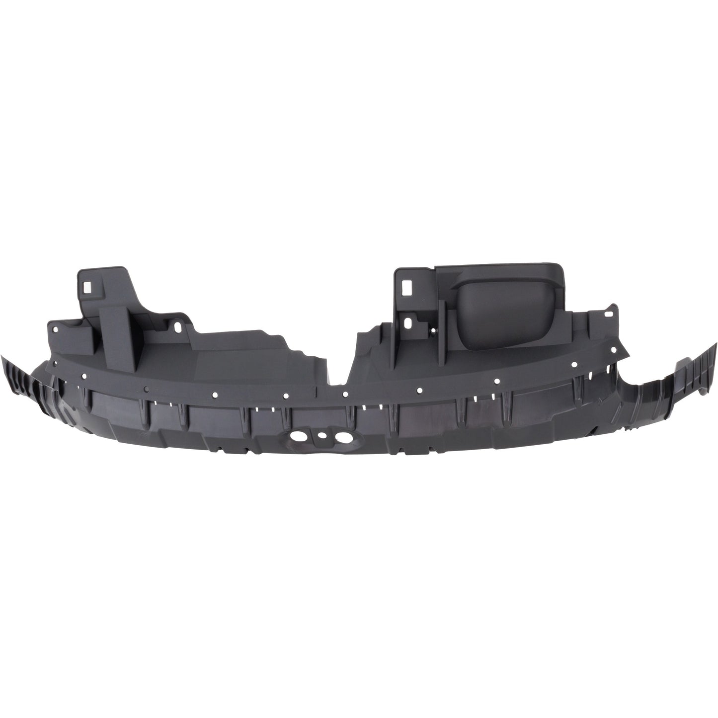 Front, Upper Bumper Filler, Textured Black