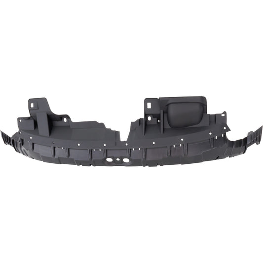 Front, Upper Bumper Filler, Textured Black