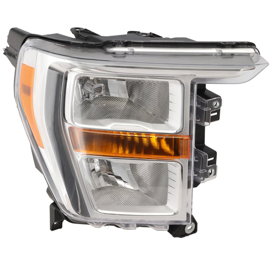 Passenger Side Halogen Headlight, With bulb(s), OE Replacement,, CAPA Certified