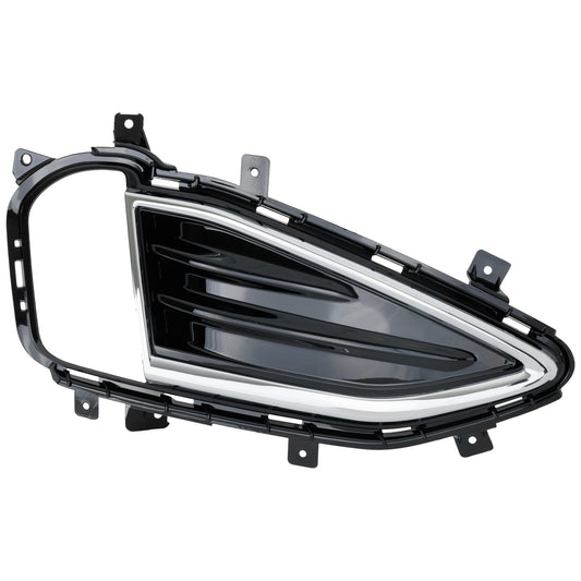 Front, Passenger Side Fog Light Trim, Black