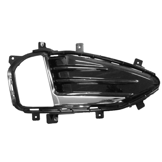 Front, Passenger Side Fog Light Trim, Black