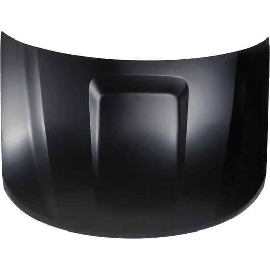 Hood, Aluminum, Black, CAPA CERTIFIED