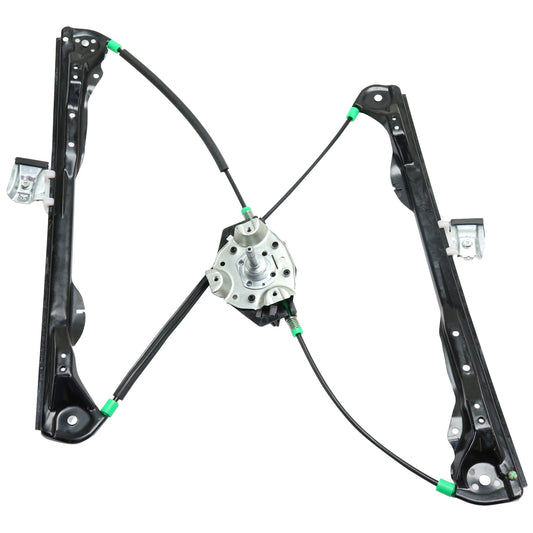 Front, Driver Side Manual Window Regulator, Hand-Crank Type