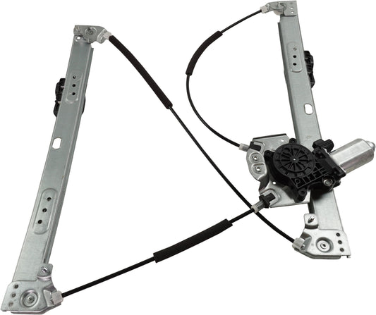Front, Passenger Side Power Window Regulator, With Motor