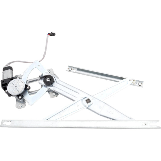 Front, Passenger Side Power Window Regulator, With Motor