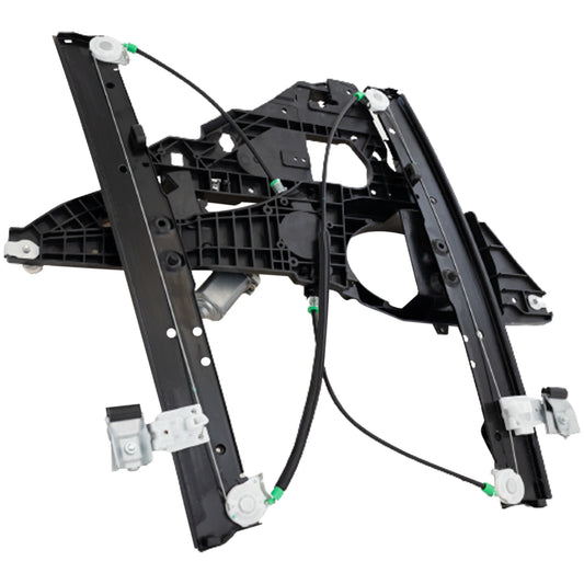 Front, Passenger Side Power Window Regulator, with Motor, 8-Pin Connector