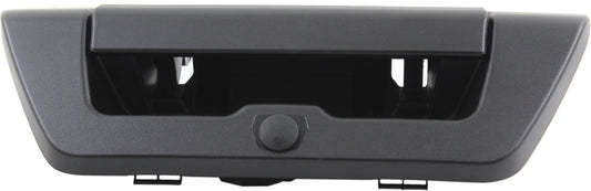 Tailgate Handle, Textured Black, Plastic, Manual Type, without Trailer Hookup Lamp Hole