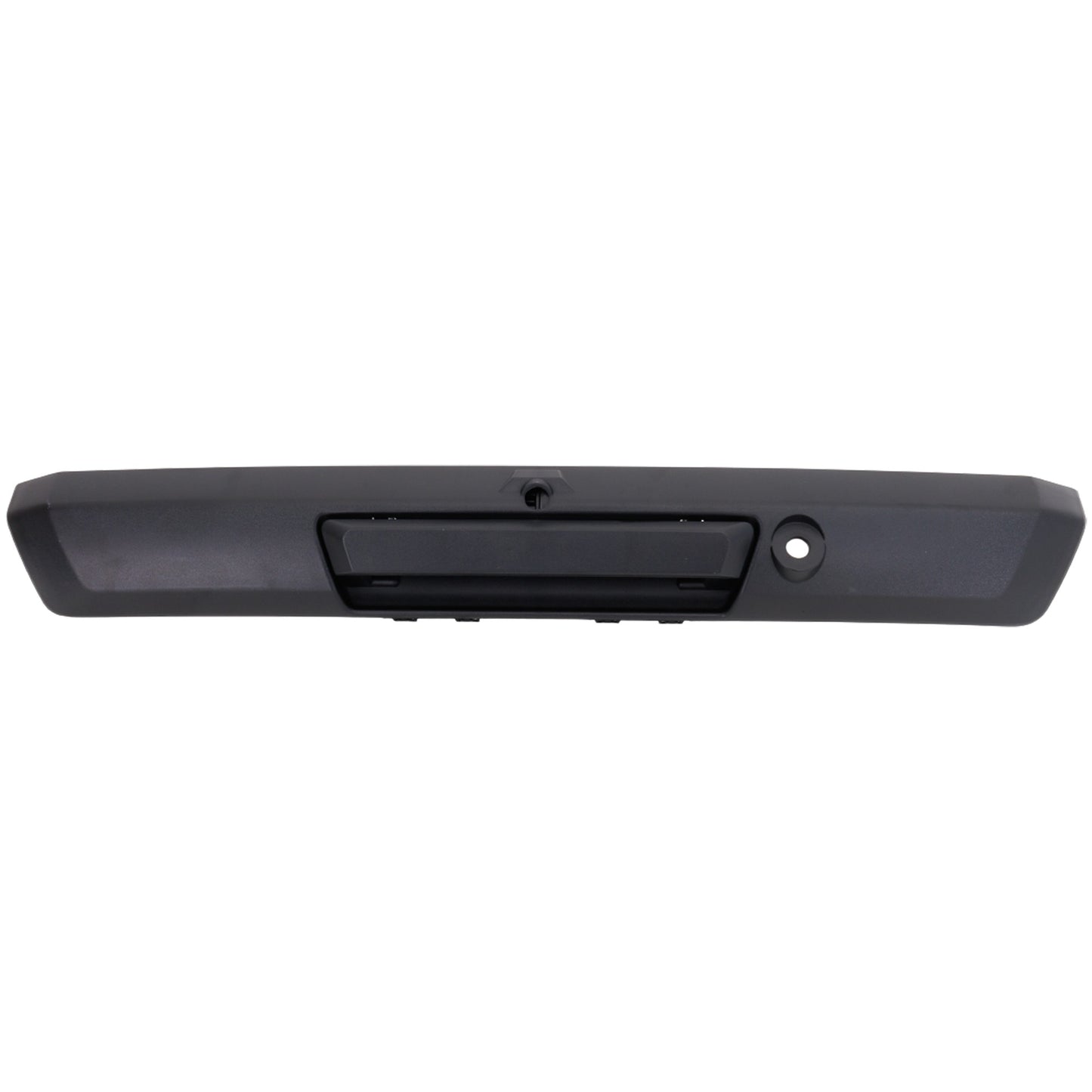 Tailgate Handle, Textured Black, Plastic, Manual Type, For Models with Camera Hole and Trailer Hook-Up Lamp Hole