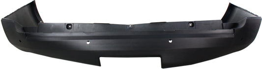 Rear Bumper Cover, Textured, Except EL/Max Models, With Parking Aid Sensor Holes, With Step Pad Provision and Trailer Hitch Holes
