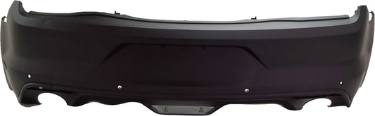 Rear Primed Bumper Cover, With Parking Aid Sensor Holes, Except GT Model