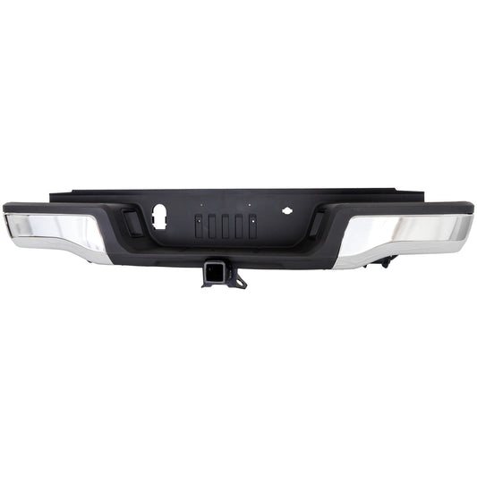 Rear Bumper, Chrome, Without Mounting Brackets