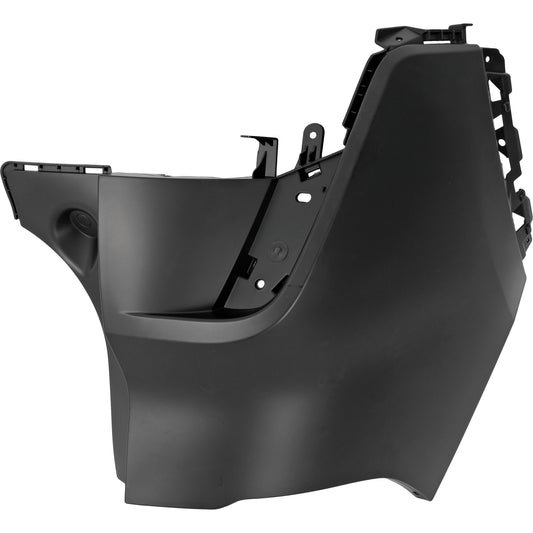 Задний бампер со стороны водителя, грунтованный, для моделей без отверстия под датчик активной системы помощи при парковке, сертифицирован CAPA