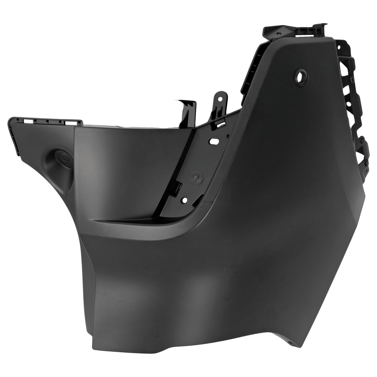 Задний бампер со стороны водителя, грунтованный пластик, сертифицированный CAPA