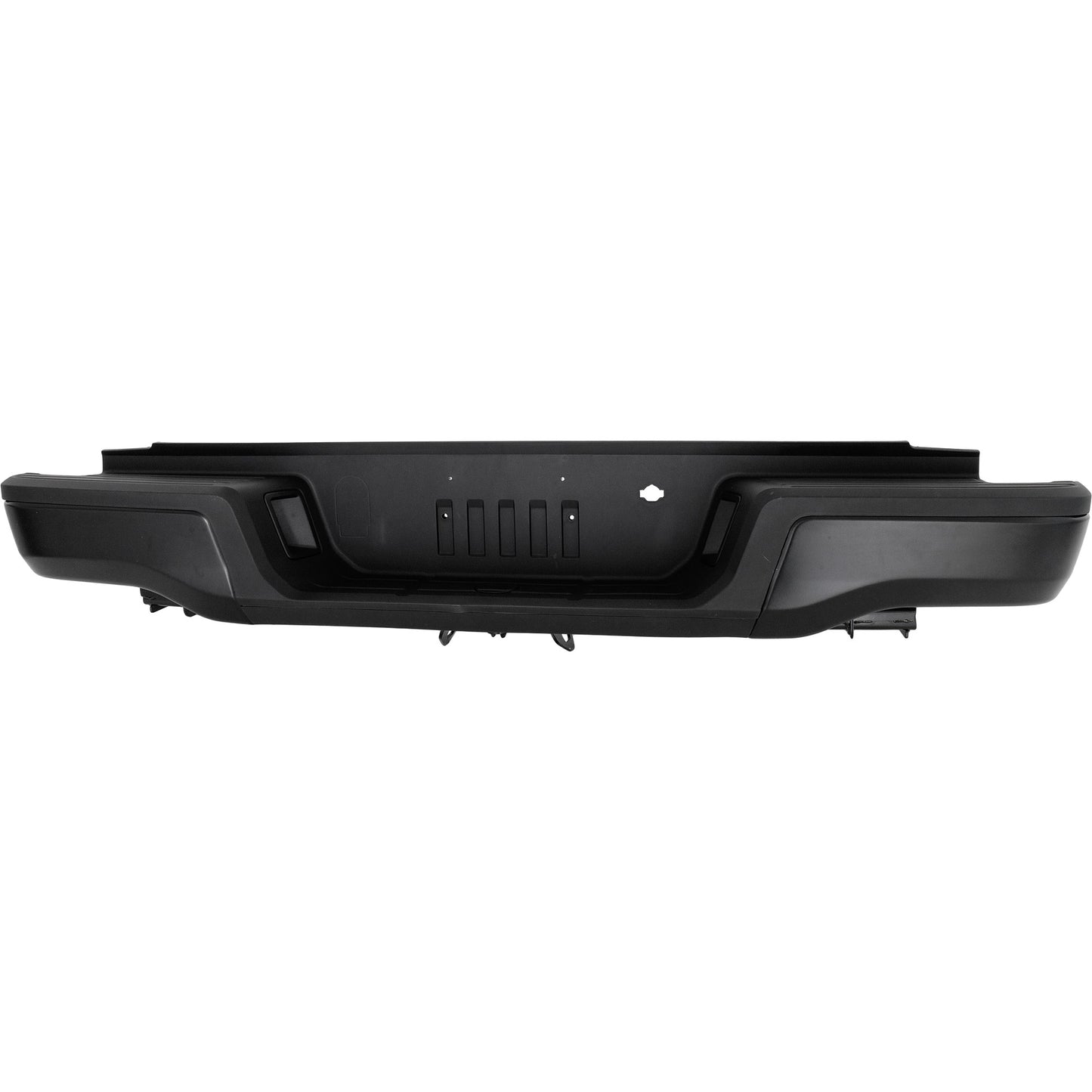 Rear Bumper, Primed, With Mounting Brackets, Without Parking Aid Sensor Holes