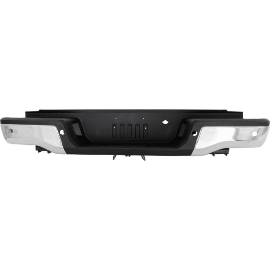 Rear Bumper, Chrome, With Mounting Brackets