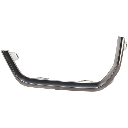 Front, Driver Side, Outer Fog Light Trim, Black