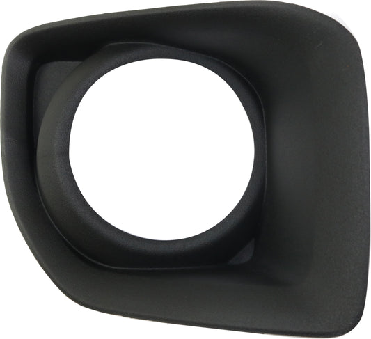 Front, Passenger Side Fog Light Trim, Textured Black, Except Denali Model