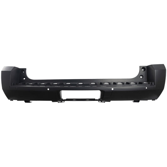 Rear Primed Bumper Cover, For Models With Parking Aid Sensor Holes
