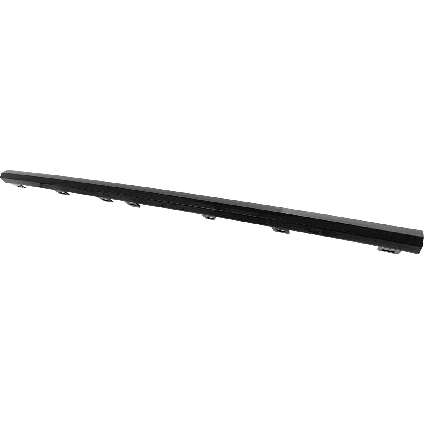 Rear, Center Bumper Trim, Black, Single Exhaust