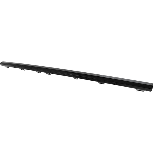Rear, Center Bumper Trim, Black, Single Exhaust