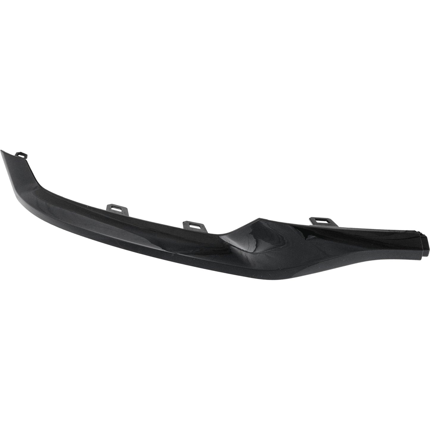 Rear, Driver Side Bumper Trim, Black, Single Exhaust