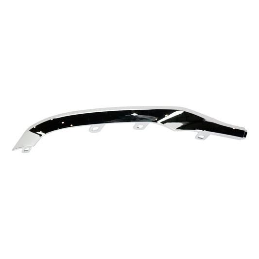 Rear, Passenger Side, Upper Bumper Trim, Black