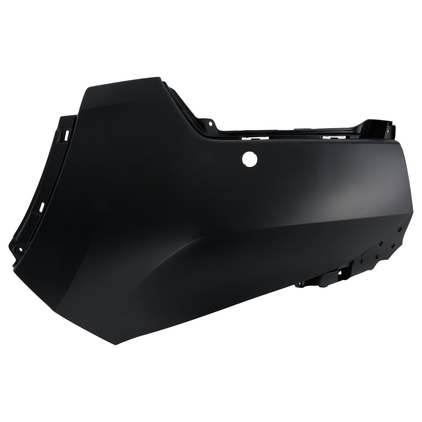 Front, Driver Side Bumper End, Primed Plastic