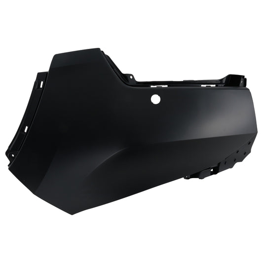 Front, Driver Side Bumper End, Primed Plastic