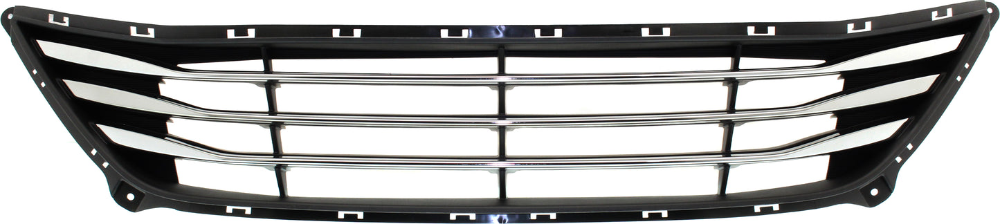 Front Bumper Grille, Textured Dark Gray