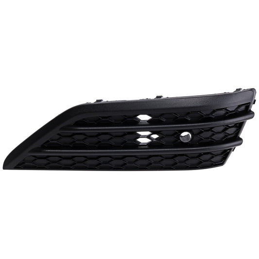 Front, Passenger Side, Outer Bumper Grille, Textured Black, Side Bumper Grille, with Parking Aid Sensor Holes, Elite/Touring Models