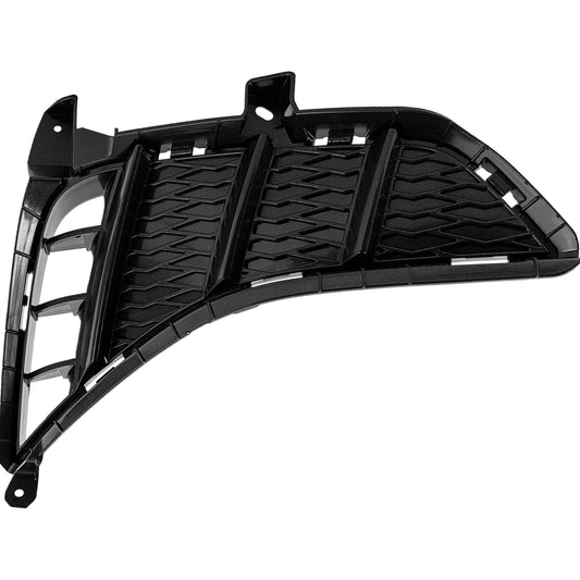 Front, Passenger Side, Lower Bumper Trim, Black