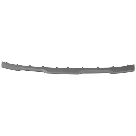 Front, Center Bumper Trim, Textured Black