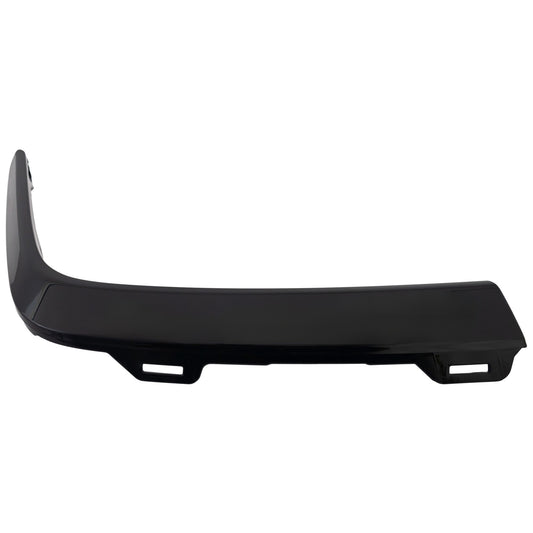 Front, Passenger Side Bumper Trim, Black