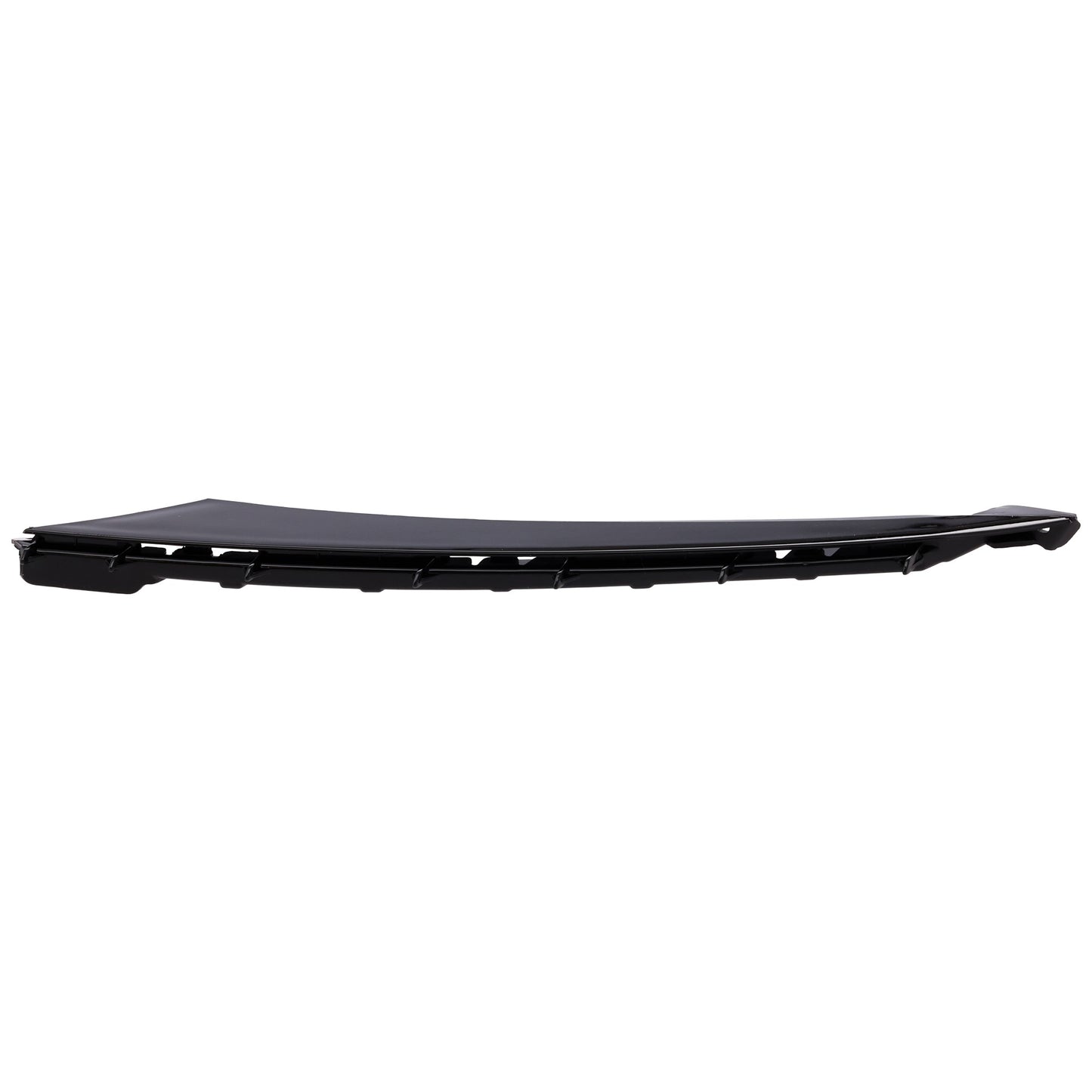 Driver Side Grille Trim, Upper, Painted Black