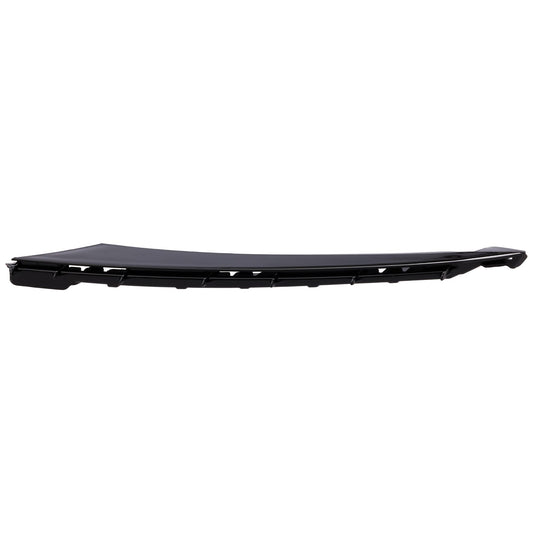 Driver Side Grille Trim, Upper, Painted Black