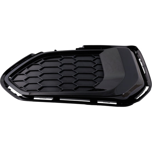 Front, Driver Side Fog Light Trim, Black