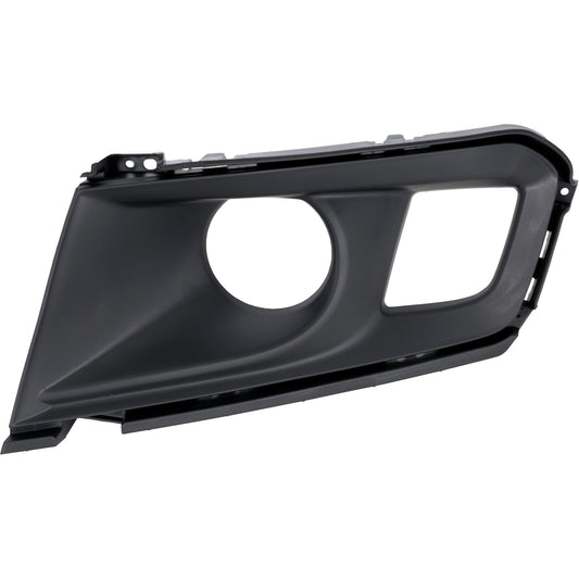 Front, Passenger Side Fog Light Trim, Textured Black, Fog Light Bezel