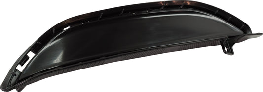 Front, Driver Side Fog Light Trim, Black