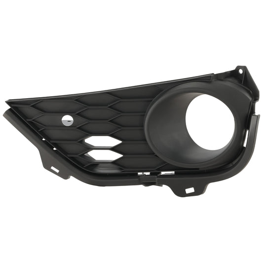 Front, Driver Side Fog Light Trim, Black