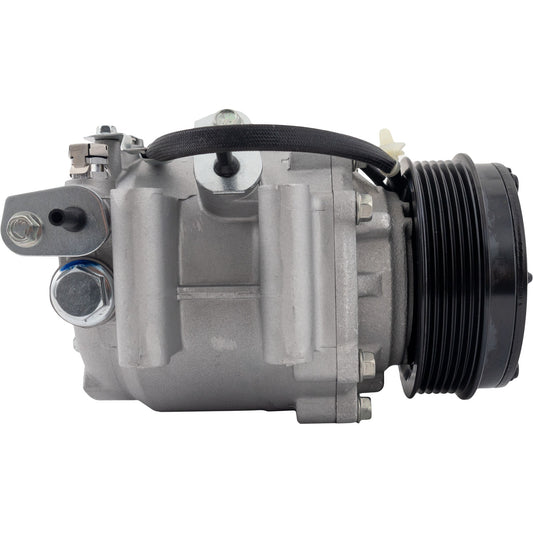 Компрессор кондиционера, с муфтой, шкив с 10 канавками