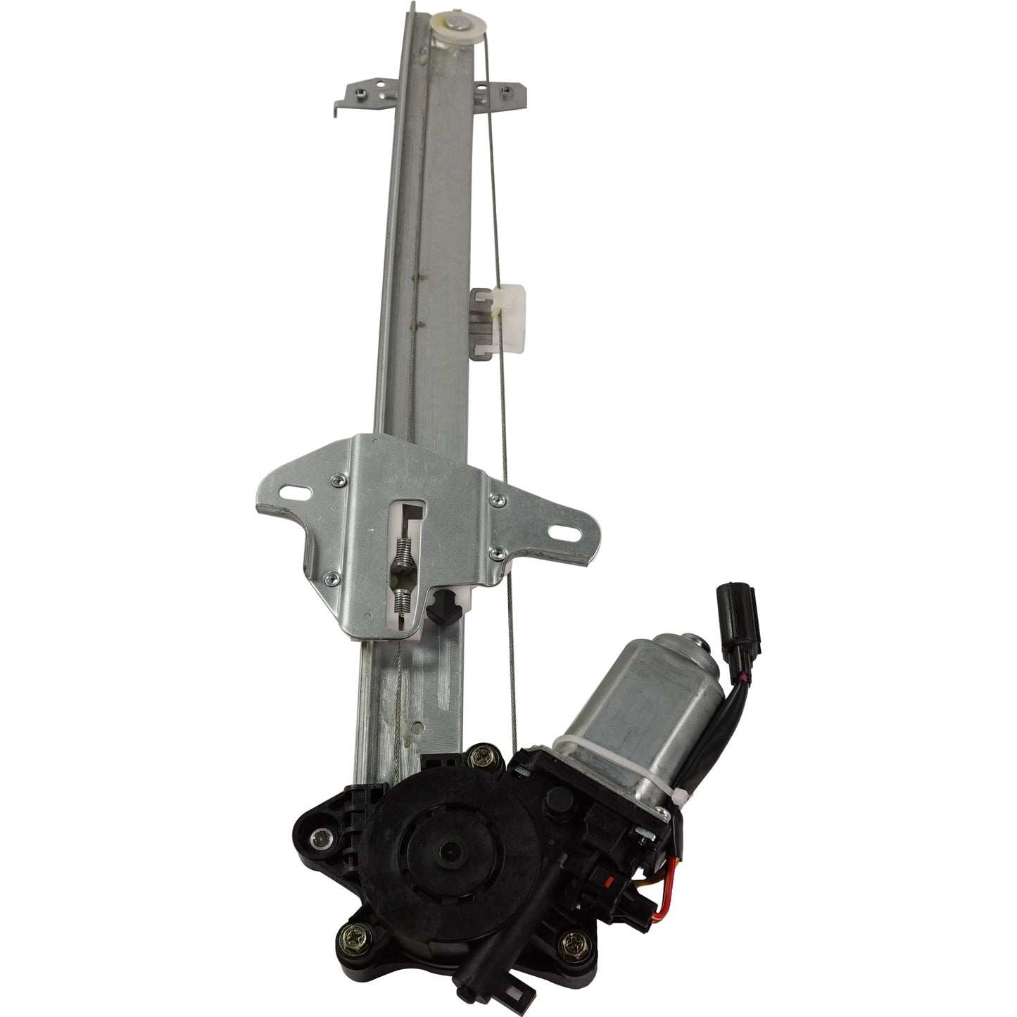 Front, Passenger Side Window Regulator, Power, With 6-Prong Connector
