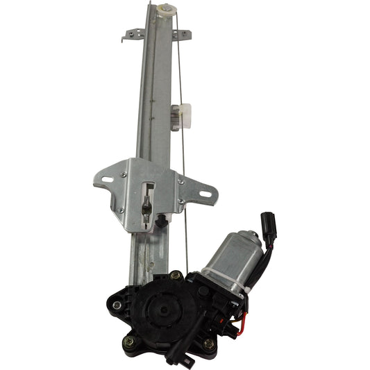 Front, Passenger Side Window Regulator, Power, With 6-Prong Connector