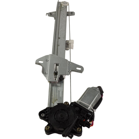 Front, Passenger Side Window Regulator, Power, With 6-Prong Connector
