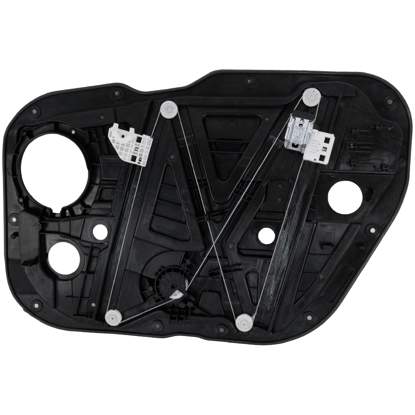 Sedan Front, Driver Side Power Window Regulator, With Motor