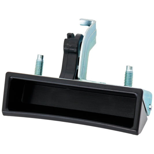 Tailgate Handle, Smooth Black Plastic Without Camera Hole Without Key Hole