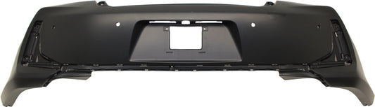 Rear Primed Bumper Cover, Coupe, With Parking Aid Sensor Holes, CAPA Certified
