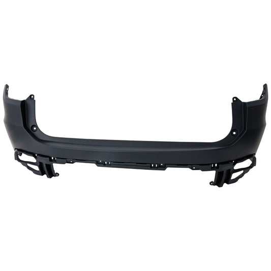 Задняя верхняя грунтованная накладка на бампер