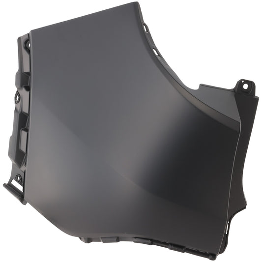 Задний бампер со стороны водителя, грунтованный пластик