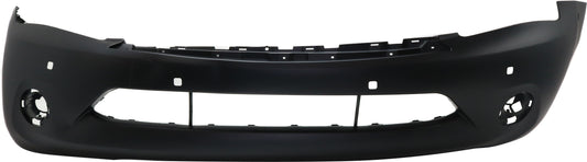Front Primed Bumper Cover, For Models Without Headlight Washer Holes and Premium Package