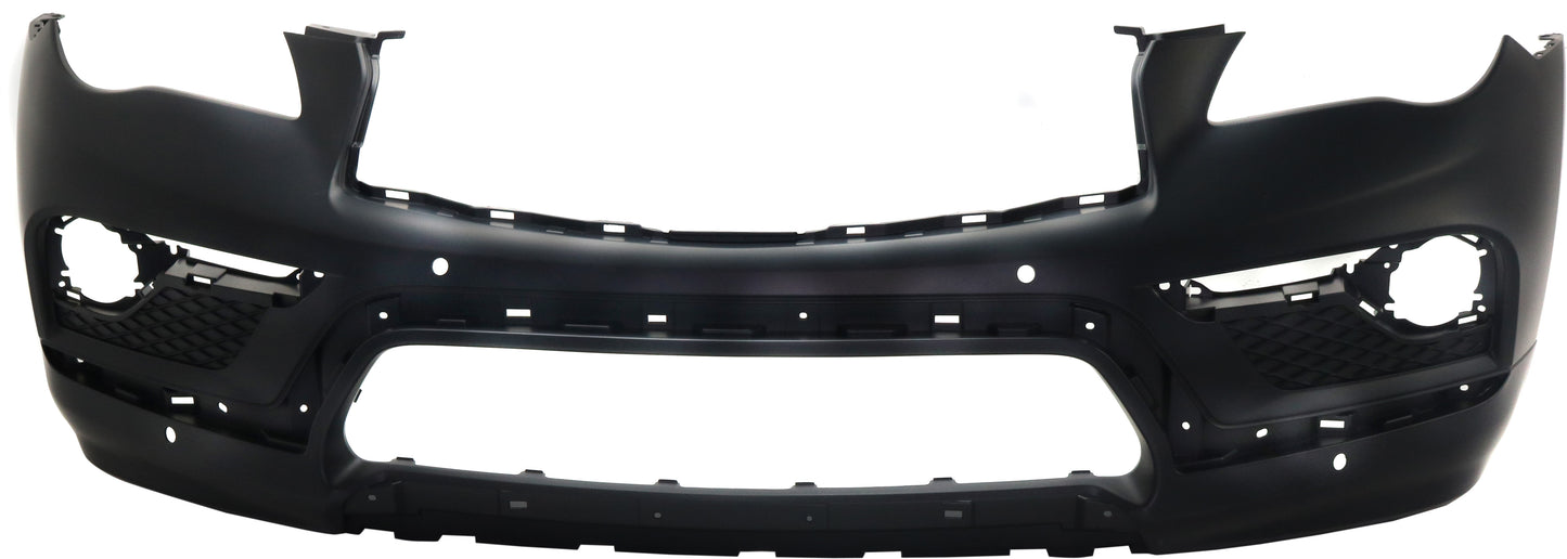 Front Primed Bumper Cover, Without Intelligent Cruise Control